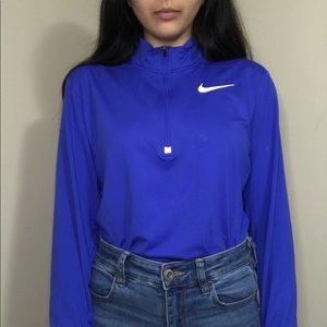 Nike Royal Blue Training Sweater with Thumb holes